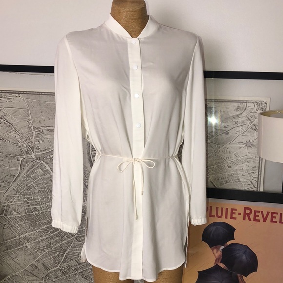 3.1 Phillip Lim white tunic shirt Size 2 - Picture 1 of 11